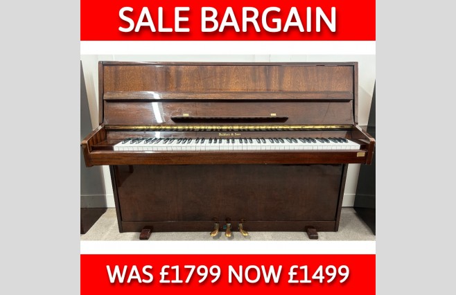 Baldorr & Son Polished Mahogany 108 Upright Piano, Used - All Inclusive Premium Package (SN:193594) - Image 1
